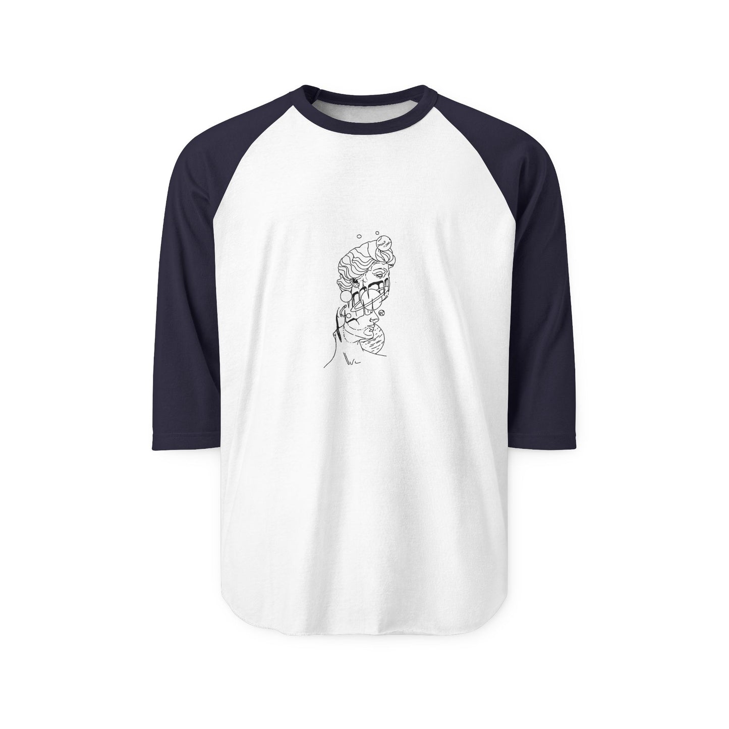 Unisex Three-Quarter Sleeve Raglan Shirt